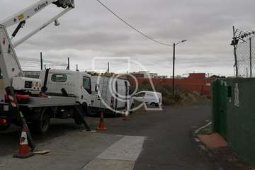 Alumbrado Público instala dos puntos de luz en la entrada a García Ruiz (Foto cedida a TA por vecinos del lugar)