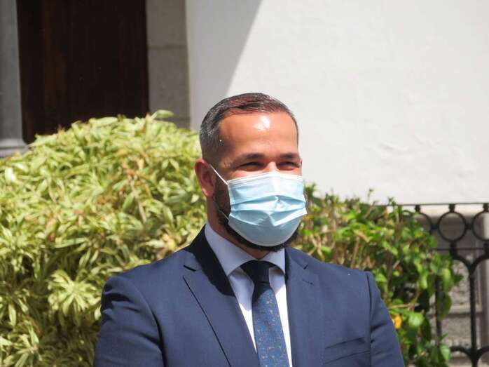 El concejal de Igualdad, el nacionalista Jonay López (Foto TA)