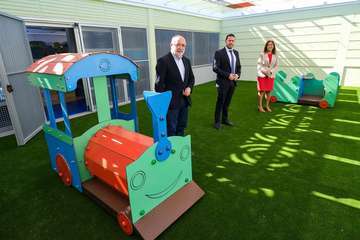 Visita a las renovadas instalaciones de la Escuela Infantil de Las Remudas  (Reportaje gráfico TA y Acfi Press)