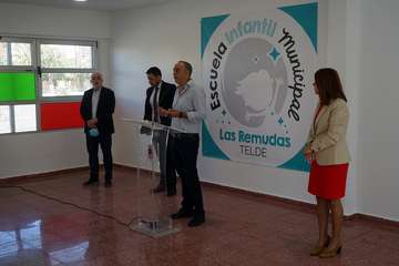 Visita a las renovadas instalaciones de la Escuela Infantil de Las Remudas  (Reportaje gráfico TA y Acfi Press)