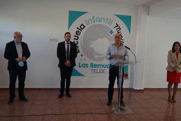 Visita a las renovadas instalaciones de la Escuela Infantil de Las Remudas  (Reportaje gráfico TA y Acfi Press)