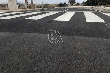 Obras de asfaltado del vial costero  (Foto TA)
