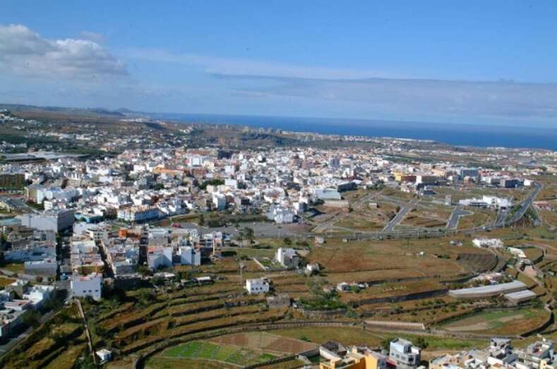 Vista aérea del sector de Arauz (foto TA)