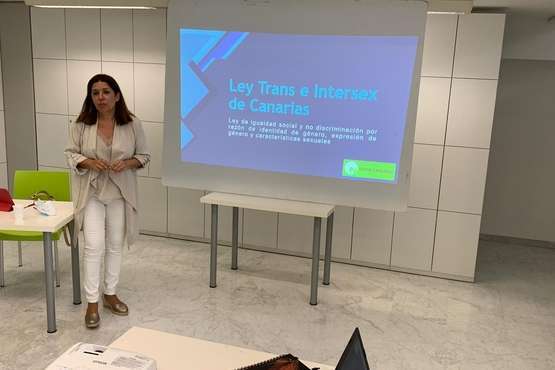 : Carmen Hernández reitera su apoyo a la nueva Ley Trans e Intersex de Canarias (Foto TA)