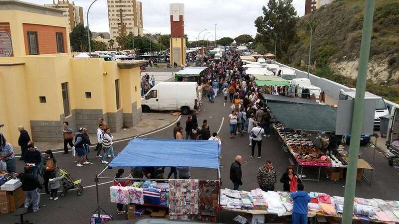Imagen de archivo del Mercadillo de Jinámar (Foto TA)