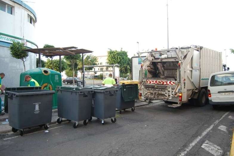 Imagen de archivo del servicio de recogida y limpieza viaria en Telde/TA.