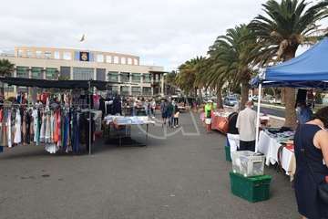 El mercadillo de Los Llanos de Telde retoma la actividad tras casi dos meses de cierre/TA.
