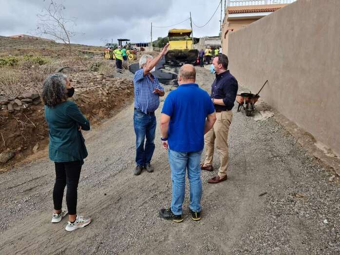 El Ayuntamiento de Telde destaca el buen ritmo al que transcurren las obras (Foto TA)