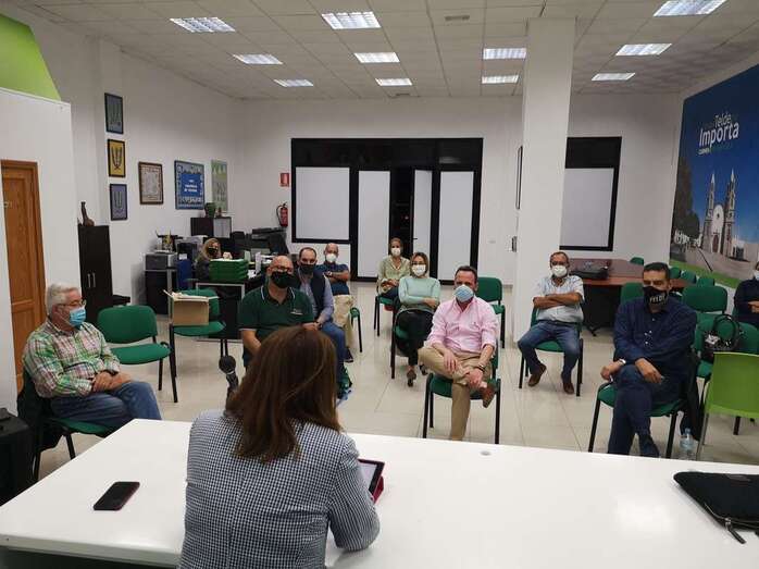 La formación nacionalista reunió este lunes a su ejecutiva local (Foto TA)