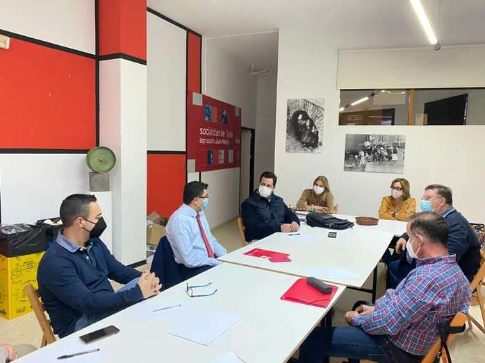 La reunión tuvo lugar este miércoles en la sede de la Agrupación Local del PSOE de Telde/TA.