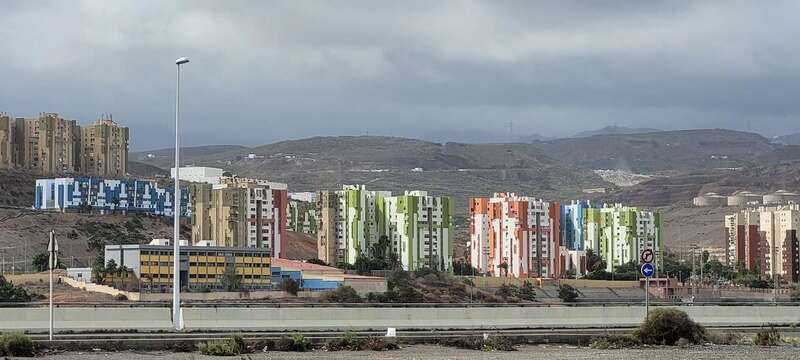 Bloques rehabilitados de Jinámar/Jesús Ruiz Mesa.