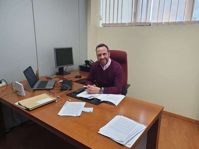 El concejal de Vías y Obras, Eloy Santana (NC)/TA.