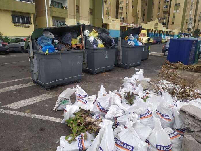 Basura en el Valle de Jinámar/TA.