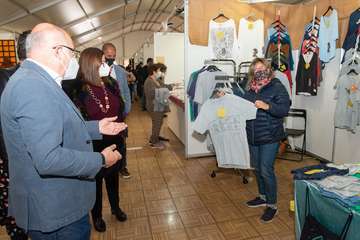 Apertura de la Feria de Artesanía de Navidad del Cabildo de Gran Canaria/TA y Acfi Press.
