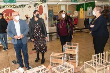 Apertura de la Feria de Artesanía de Navidad del Cabildo de Gran Canaria/TA y Acfi Press.
