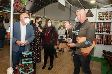 Apertura de la Feria de Artesanía de Navidad del Cabildo de Gran Canaria/TA y Acfi Press.
