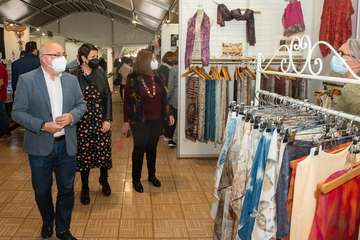 Apertura de la Feria de Artesanía de Navidad del Cabildo de Gran Canaria/TA y Acfi Press.
