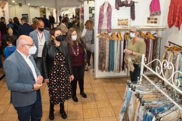 Apertura de la Feria de Artesanía de Navidad del Cabildo de Gran Canaria/TA y Acfi Press.
