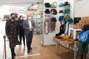 Apertura de la Feria de Artesanía de Navidad del Cabildo de Gran Canaria/TA y Acfi Press.
