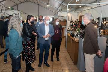 Apertura de la Feria de Artesanía de Navidad del Cabildo de Gran Canaria/TA y Acfi Press.
