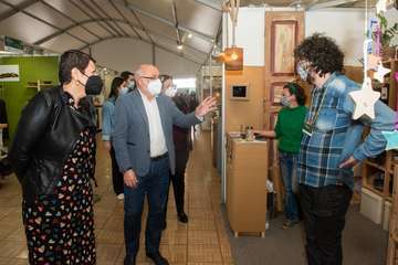 Apertura de la Feria de Artesanía de Navidad del Cabildo de Gran Canaria/TA y Acfi Press.
