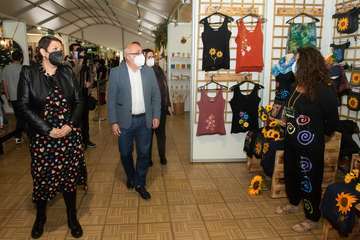 Apertura de la Feria de Artesanía de Navidad del Cabildo de Gran Canaria/TA y Acfi Press.
