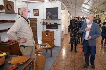 Apertura de la Feria de Artesanía de Navidad del Cabildo de Gran Canaria/TA y Acfi Press.
