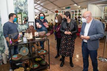 Apertura de la Feria de Artesanía de Navidad del Cabildo de Gran Canaria/TA y Acfi Press.
