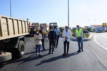 Las obras de asfaltado de la Avenida Joan y Víctor Jara, a buen ritmo/TA.