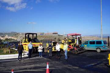 Las obras de asfaltado de la Avenida Joan y Víctor Jara, a buen ritmo/TA.