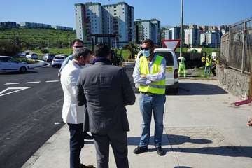 Las obras de asfaltado de la Avenida Joan y Víctor Jara, a buen ritmo/TA.