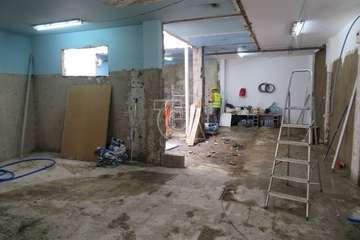 Los trabajos de adecuación de los vestuarios de la Policía Local de Telde, a buen ritmo/TA.