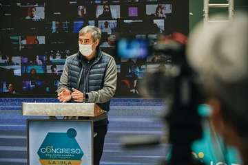 Pablo Rodríguez, reelegido secretario general de CC en Gran Canaria con el 96,5% de los votos/TA,