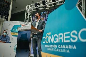 Pablo Rodríguez, reelegido secretario general de CC en Gran Canaria con el 96,5% de los votos/TA,