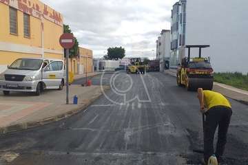  La calle de Alfonso Armas Ayala luce nuevo asfaltado/TA.