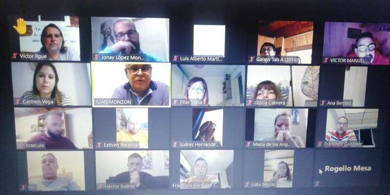 CC de Telde reunió a su Ejecutiva y Consejo Político de manera virtual / TA