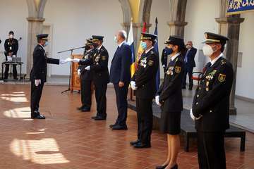 Toma de posesión de los nuevos inspectores de la Policía Nacional en Canarias/Acfi Press.