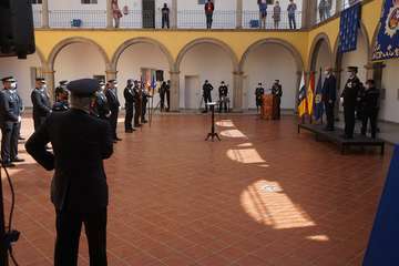 Toma de posesión de los nuevos inspectores de la Policía Nacional en Canarias/Acfi Press.