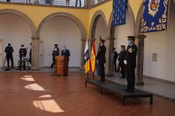 Toma de posesión de los nuevos inspectores de la Policía Nacional en Canarias/Acfi Press.