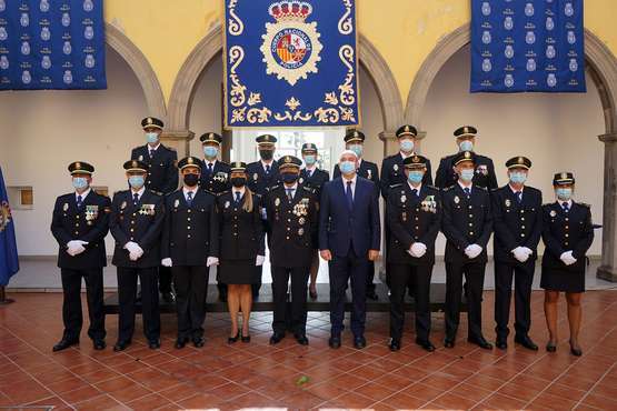 Toma de posesión de los nuevos inspectores de la Policía Nacional en Canarias/Acfi Press.