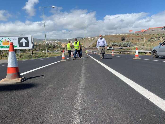 Obras en marcha en la  Avenida Joan y Víctor Jara/TA.