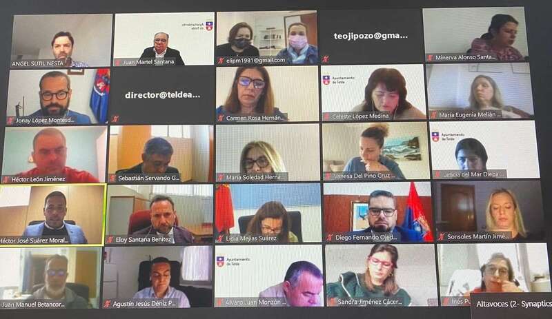 Imagen del Pleno telemático/TA.