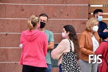 Protesta de los trabajadores del Paco Artiles/TA.
