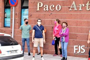 Protesta de los trabajadores del Paco Artiles/TA.