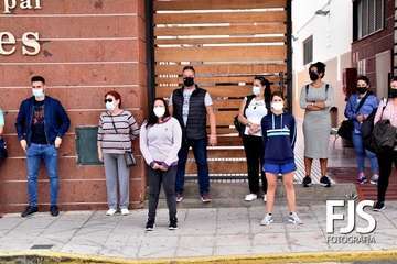 Protesta de los trabajadores del Paco Artiles/TA.