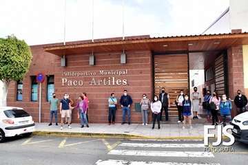 Protesta de los trabajadores del Paco Artiles/TA.