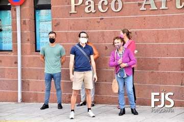 Protesta de los trabajadores del Paco Artiles/TA.