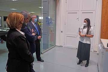 Román Rodríguez, vicepresidente del Gobierno de Canarias, visitó este viernes las instalaciones de la Plocan en Taliarte-Telde/Acfi Press.