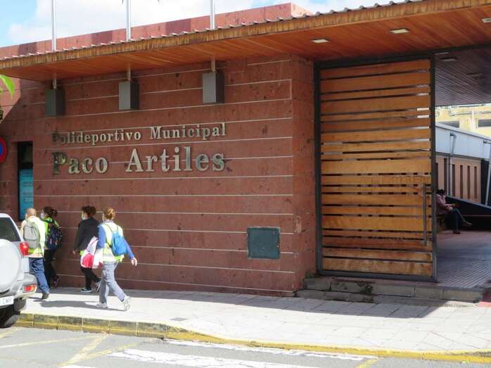 Instalación del Polideportivo Paco Artiles(TA.