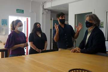 Noemí Santana aborda con Yrichen en Telde las adicciones tecnológicas de los jóvenes/Acfi Press.